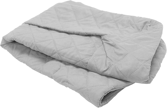 Furhaven Replacement Dog Bed Cover Quilted Sofa-Style, Machine Washable - Silver Gray, Large