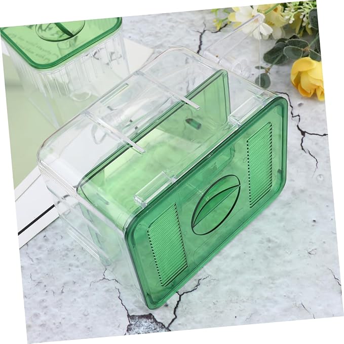 SUPVOX Self Guided Aquarium Breeding Tank Fish Hatching Isolation Box for Improved Survival Rates Transparent Design for Easy Observation Protects Newborns Sick Fish from