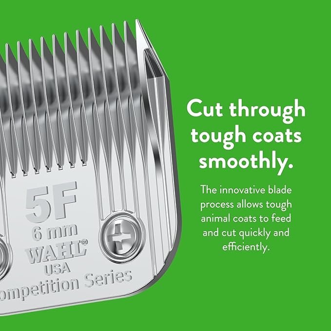 Wahl Professional Animal 5F Full Coarse Competition Series Detachable Blade with 15/64-Inch Cut Length (2372-100)