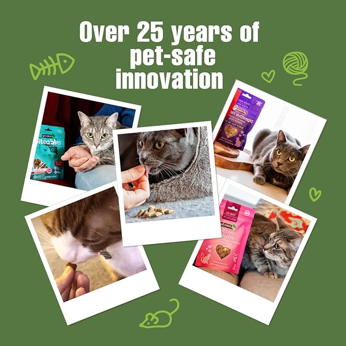 Get Naked Digestive Health Crunchy Cat Treats 2.5oz - Chicken Flavor, Grain-Free Cat Probiotics for Indoor Cats, Supports Healthy Digestion, Dental Health & Immunity, Made in The USA