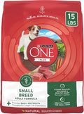 Purina One Small Breed Plus High-Protein Dog Food Lamb and Rice Formula Dry Dog Food - 15 lb. Bag