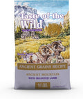 Taste of the Wild with Ancient Grains Ancient Mountain Canine Recipe with Roasted Lamb Dry Dog Food, Made with Protein from Real Lamb and Guaranteed Nutrients and Probiotics 14lb