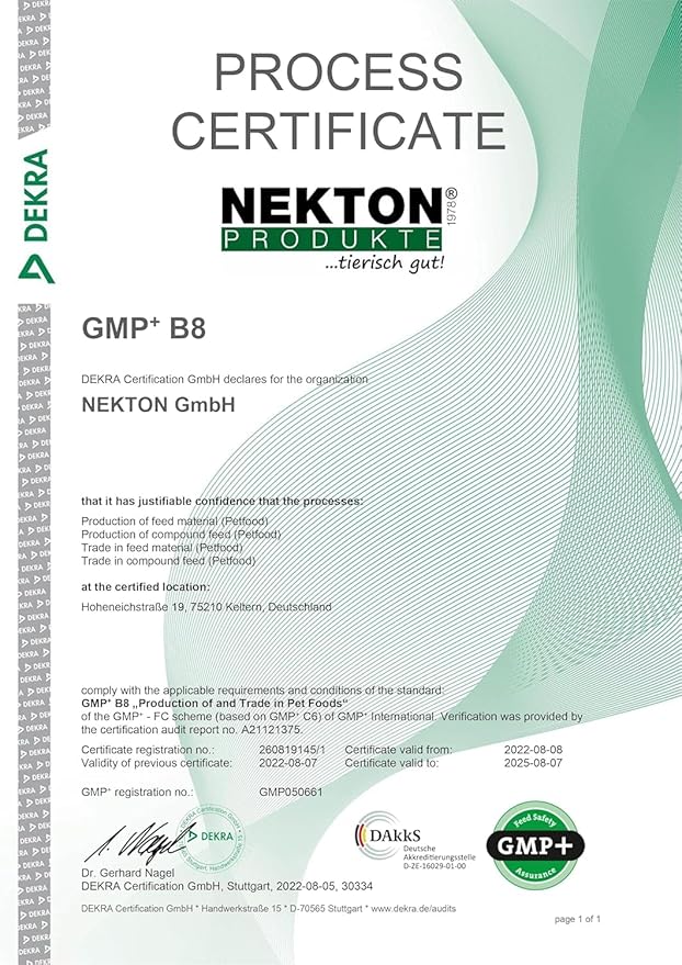 Nekton Biotin 700gm/1.54Lb Fruit for Bird Feathering