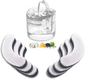 Cat Water Fountain Filter Replacement 6pcs Cat Fountain Filter Arc-shaped Washable Pet Fountain Filters with Triple Filtration System Activated Carbon for 1.8L HAPUP Dog Water Fountain