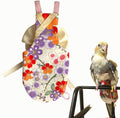 Bird Flight Suits Diapers, Parrot Flight Suits Diapers for Quaker Parakeets Cockatiels Flight Suits, Parrot Clothes (Almond B,2M)