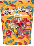Mycelium Organic Large Parrot Plus Bird Food (5 LBS) | Premium Bird Seed for Macaws, Cockatoos & Parrots | High-Protein, Vitamin-Fortified, Skin & Feather Support | Non-GMO, USA Made, No Fillers