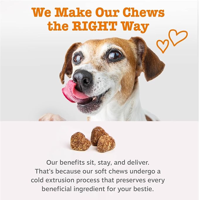 Zesty Paws Calming Chews for Dogs - for Everyday Stress, Relaxation, Composure, and Separation Bacon 90 Count