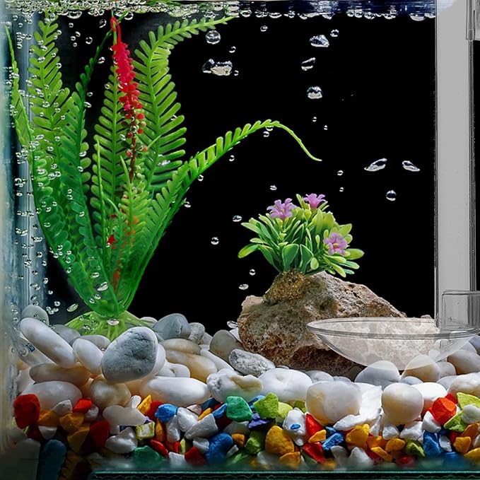 Acrylic Fish Feeder Tube with Suction Mount, 15cm Shrimp and Aquarium Feeding Tool Kit with Cleaning Brush for Fish Tank Vacation Feeding