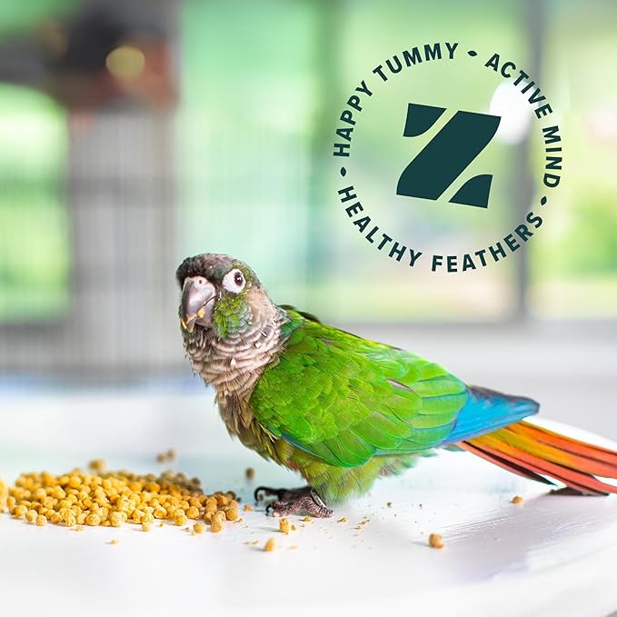 ZuPreem Natural Pellets & Sensible Seed Food for Parakeets, Budgies, Parrotlets, Doves, Nutrient-Rich Blend with Added Vitamins for Small Birds (2.25 lb Pellets & 2 lb Seed, Pack of 2)