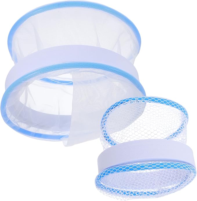 HOMSFOU 2pcs Aquarium Fish Breeding Box and Isolation Chamber with Nylon Mesh Floating Hatchery Tank for Guppies and Betta Fish Nursery for Fry Incubation
