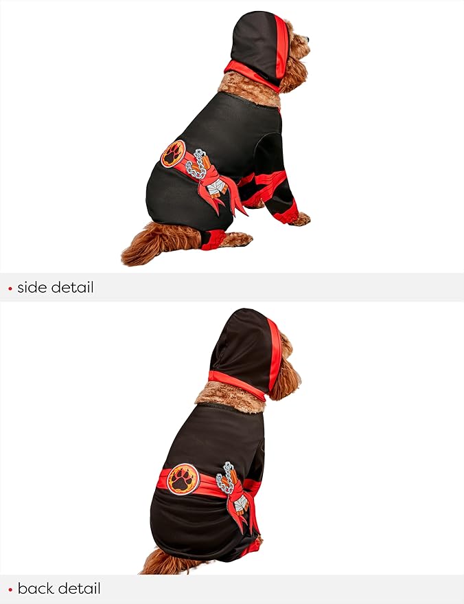 Rubies Ninja Pet Costume for Dogs or Cats, Small