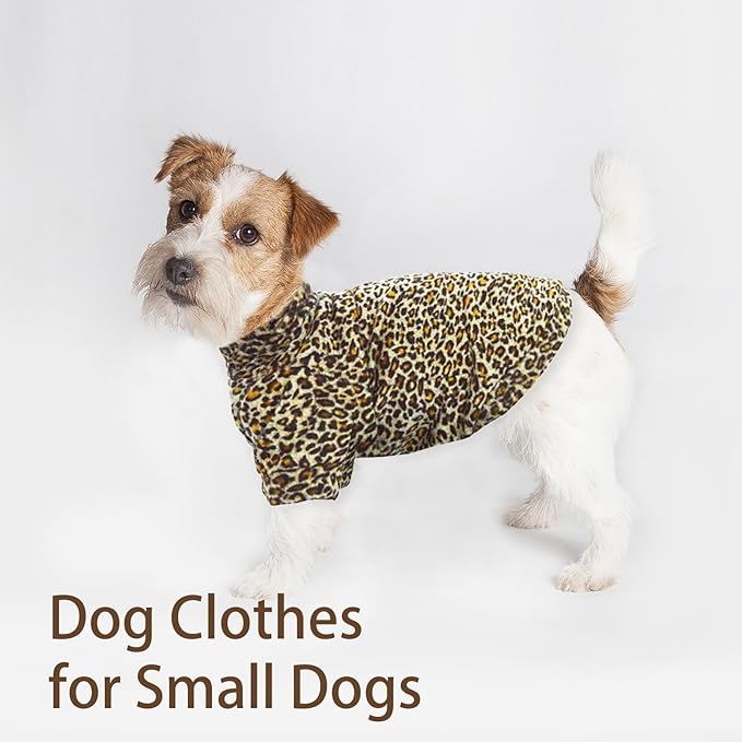 Sphynx Cat Sweater Leopard Hairless Cat Clothes Sweater Shirt Soft Warm Long Sleeves Pullover Pet Clothes Pajamas Dog Cloth for Small Dogs Jumpsuit Pet Sweaters (Leopard, XX-Large)