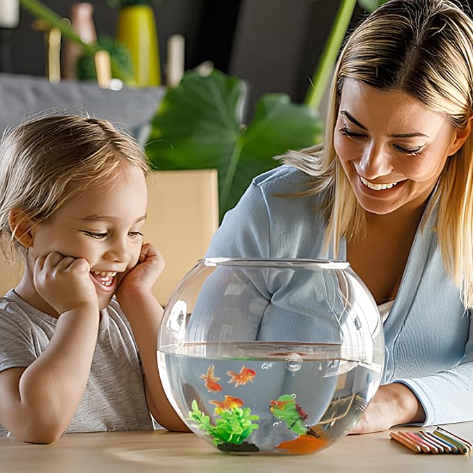 onesimcr Floating Fish Tank Decorations, Aquarium Decorations, Lovely Diver Fish Tank Decorations, Floating Device Fish Tank Accessories，Suitable for All Kinds of Fish Tanks(Light Green)…