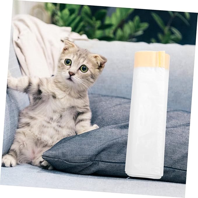 1roll Cat Litter Cleaning Bags Practical Pouches for Easy Litter Disposal Roll Cat Owners and Travel