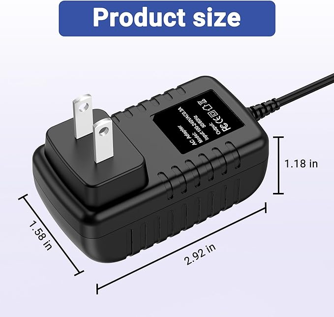 12V Charger for Petkit PuraX P9901P 9901 P-9901 Pura X Self-Cleaning Cat Litter Box
