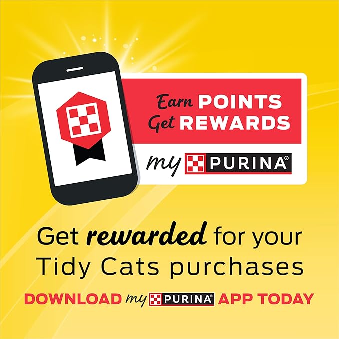 Purina Tidy Cats Lightweight 4-in-1 Strength Multi-Cat, Odor Control, Clumping, 99.9 Percent Dust Free Cat Litter - 12 lb. Box