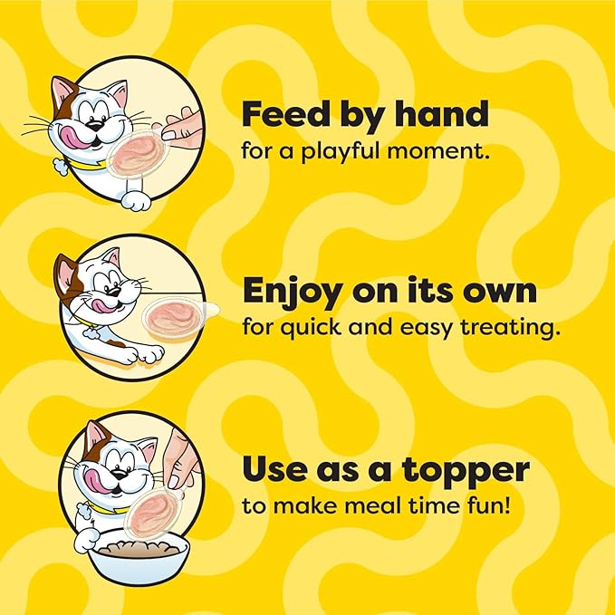 Temptations Lickable Spoons, Soft Lickable Cat Treats, Adult Wet Cat Treats, Variety Pack, 48 Spoons