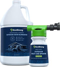Eco Strong Outdoor Odor Eliminator | Outside Dog Urine Enzyme Cleaner – Powerful Pet, Cat, Animal Scent Deodorizer | Professional Strength for Yard, Turf, Kennels, Patios, Decks (Gallon with Sprayer)