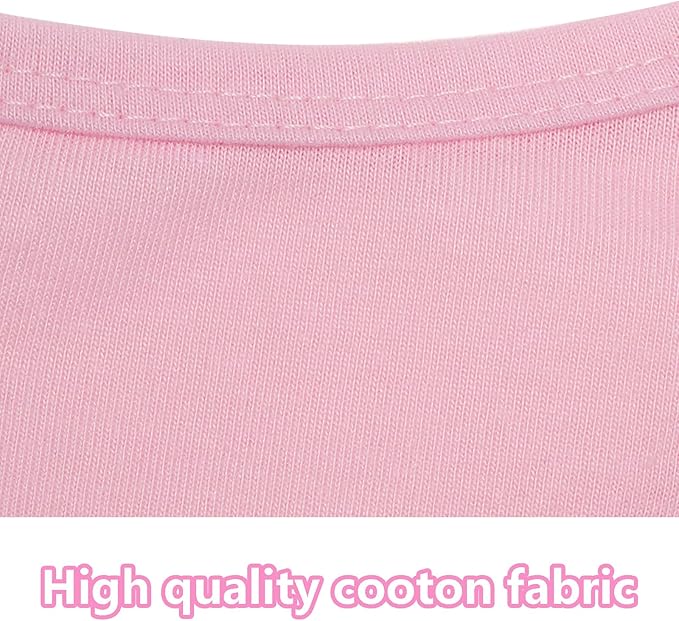 4 Pcs Cat Shirts Solid Color Dog Clothes Summer Sleeveless Pet T Shirts for Small Pet Dogs Cat (Black,Pink,Grey,Rose red, X-Large)