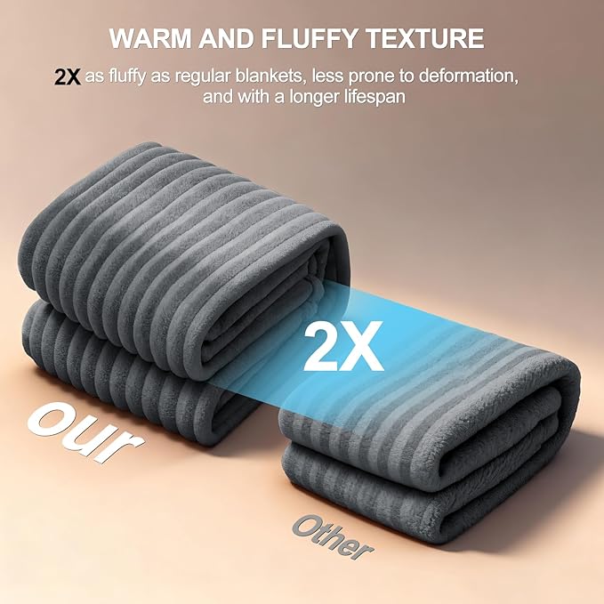 Waterproof Dog Blanket for Medium Dogs, Washable Soft Puppy Cat Blankets Flannel Cotton Velour for Sofa Couch Protector, Comfort & Security Reversible Bed Protection for Pet, 30"X40", Gray