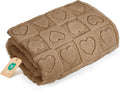 gogobunny Calming Plush Dog Cat Blanket 300GSM Coral Fleece, Ultra-Soft Machine Washable Pet Bedding for Small Medium Dogs Cats Puppies Kittens (Brown, 60x80)