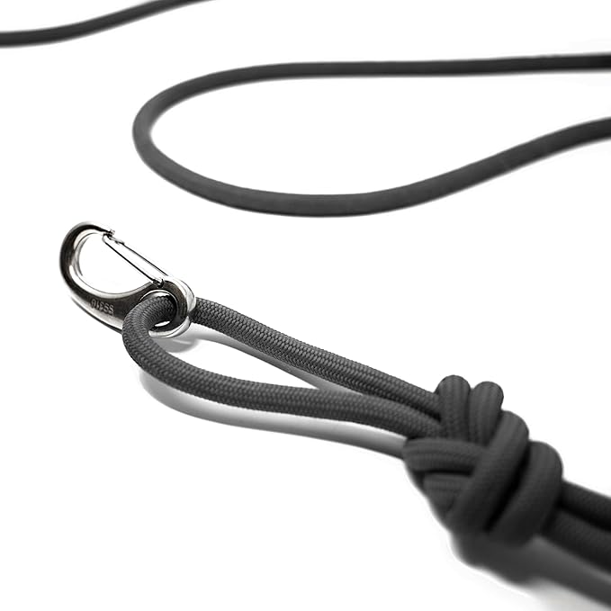 Long Rope Leash for Small Dogs, Cats & Puppies – Heavy Duty, Tangle-Free Lead for Walking, Training & Outdoor Play – Durable Nylon Pet Leash (Black, 14FT)
