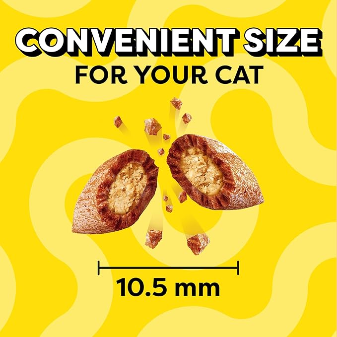 Temptations Classic Cat Treats, Rockin' Lobster Flavor, Crunchy and Soft Cat Treats 6.3 oz. Pouch (Pack of 10)