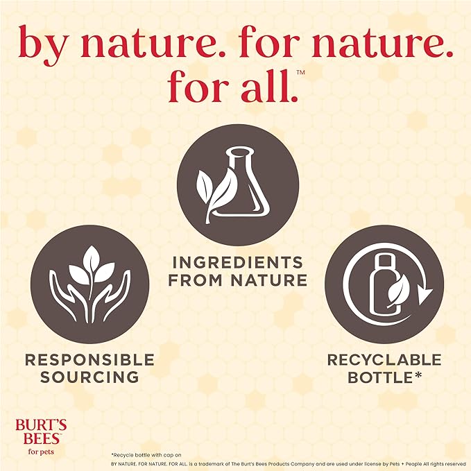 BURT'S BEES FOR PETS Deodorizing Dog Spray with Manuka Honey and Charcoal for Dogs - Naturally Derived Ingredients, Formulated without Artificial Fragrances, Sulfates, Colorants, 10 Fl Oz
