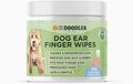 We Love Doodles Dog Ear Wipes - Pre Soaked Finger Ear Wipes for Dogs, Safe & Gentle Ear Cleaner for Dogs, Cleans & Deodorizes, Pet Wipes for Dogs, Dog Cleaning Wipes for Easy Grooming, 100 pcs