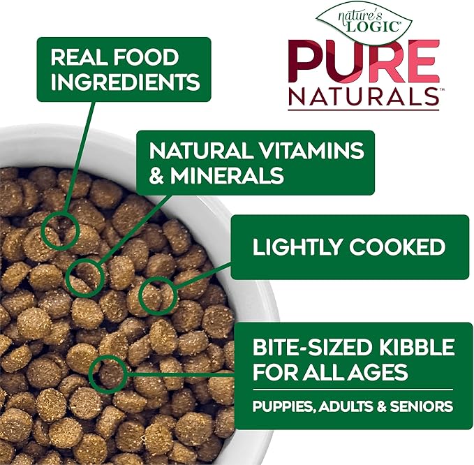 Nature’s Logic Pure Naturals™ 100% Natural Beef Recipe Synthetic-Free Dry Dog Food, 4.4 lbs