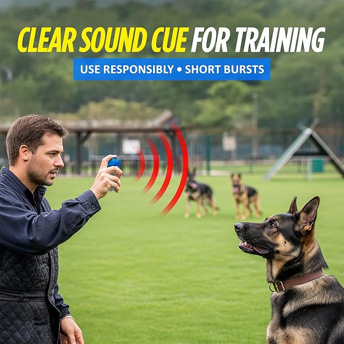 Dog Bark Deterrent Device, Air Horn for Dogs, Loud Blow Horn for Dog Training & Behavior Redirection, Barking Stopper, Jumping, Fighting, and Chasing, Humane Anti Barking Device for Dogs