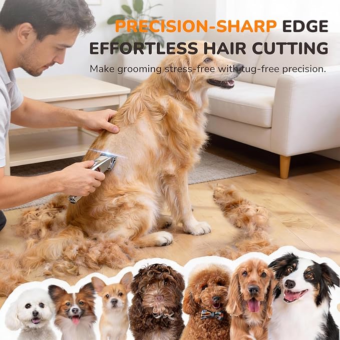 5-in-1 Ceramic Adjustable Dog Grooming Replacement Blades Compatible with Wahl Animal Clippers: Arco, Bravura, Chromado, Creativa, Figura, Motion