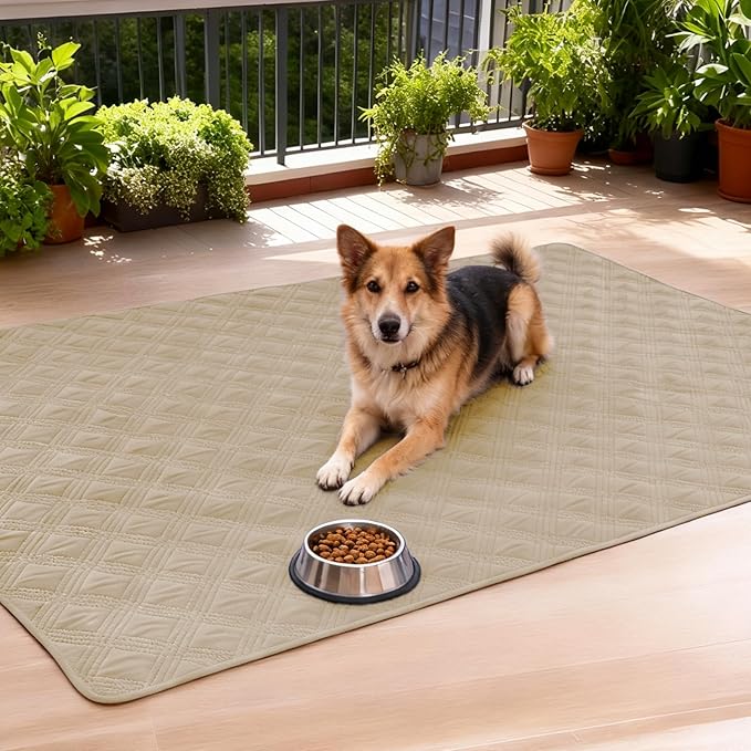 hyha Waterproof Dog Blanket, Reversible Pet Bed Blanket, Soft Sofa Couch Cover for Dogs Washable, Waterproof Pet Couch Covers for Sofa Puppy Cats Furniture Protector(30"x53", Taupe/Beige)