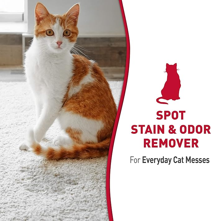Nature's Miracle Stain and Odor Remover, Spot Stain and Pet Odor Eliminator, Enzymatic Formula, 32 Ounce Spray