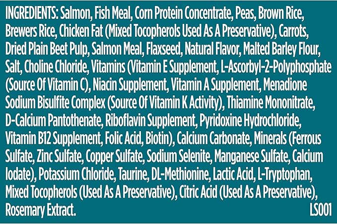 Nutrish Rachael Ray Dry Cat Food Real Salmon & Brown Rice Recipe, 2.5 lb. Bag