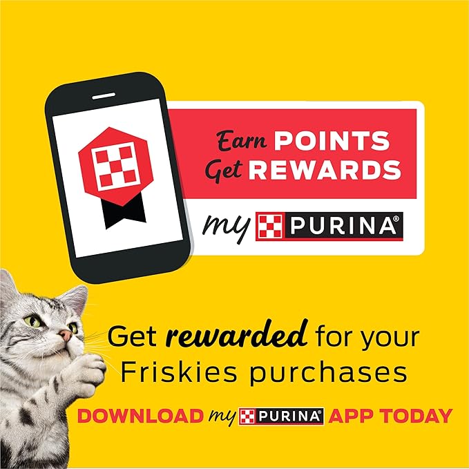 Purina Friskies Natural Cat Treats, Party Mix Natural Yums With Real Chicken & Vitamins, Minerals & Nutrients - (Pack of 6) 6 oz. Pouches