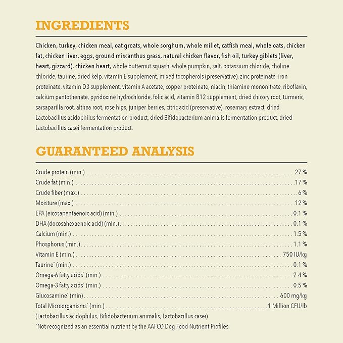 ACANA Wholesome Grains Dry Dog Food Free-Run Poultry & Grains Recipe 32lb Bag