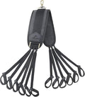 WAYNE'S DOG Canvas Duck Game Carrier - 12 Drops, Slip Noose - Bird Tote, Waterfowl & Goose Hanger, Duck Carrier Lanyard (Black)