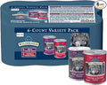 Blue Buffalo Wilderness High Protein Beef and Chicken & Salmon and Chicken Wet Dog Food Variety Pack for Adult Dogs, Grain-Free, 12.5 oz Cans (6 Pack)