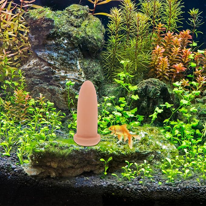 Shrimp Breeding Cone Bucket for Fish Spawning Light Brown Shrimp Breeding for Aquatic Habitat Ideal for Brine and Fish Spawningaquariums