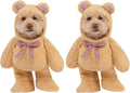 Rubies Walking Teddy Bear Pet Costume, X-Small (Pack of 2)