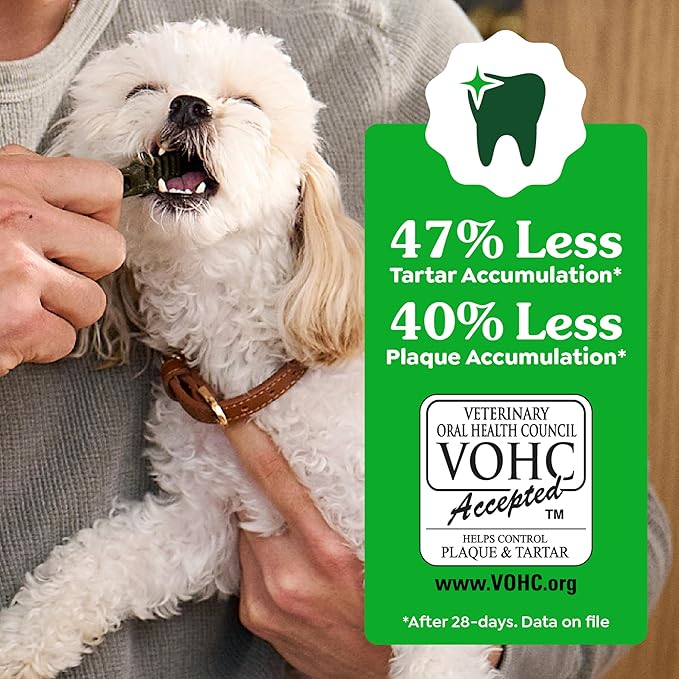 Greenies Veterinarian-Recommended Adult Natural Dental Dog Treats Teenie Size, Original Flavor, (4) 65 ct Packs (260 Treats)