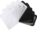 DEPEPE 10pcs 7.8 x 5.9 Inch Aquarium Filter Media Bags with Zipper for Activated Carbon, Biospheres, Ceramic Rings