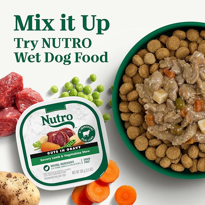 Nutro Natural Choice Small Bites Dry Dog Food, Adult Dog Food Dry Chicken and Brown Rice Recipe, 30 lbs.