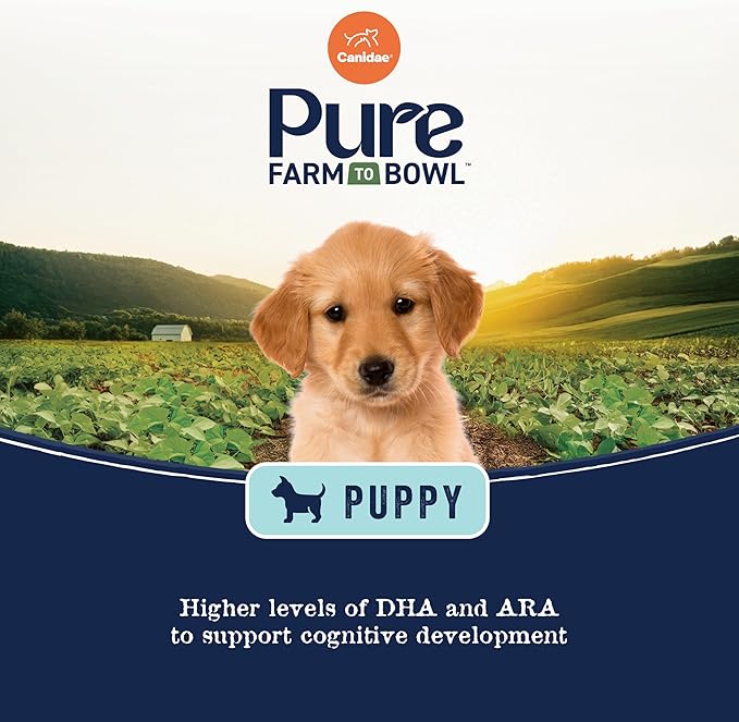 Canidae Pure Farm to Bowl Wild-Caught Salmon & Oatmeal, Puppy, Dog Food, 22lb
