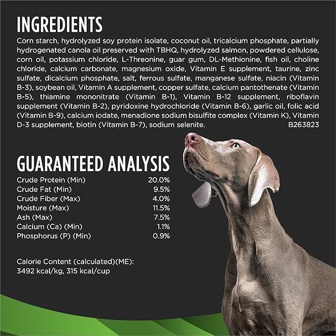 Pro Plan Veterinary Diets Purina HA Hydrolyzed Protein Dog Food Dry Salmon Flavor Formula - 38 lb. Bag