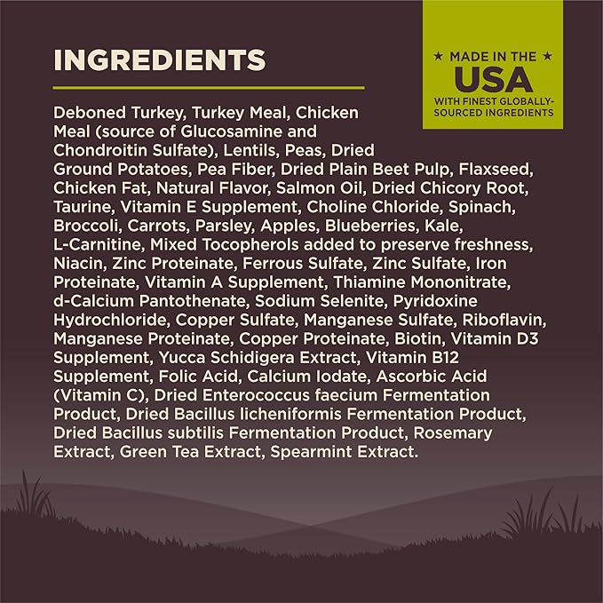 Wellness CORE Healthy Weight Adult Dry Dog Food, Grain Free Kibble, Natural, High Protein, Turkey and Chicken Recipe, 4 lb Bag