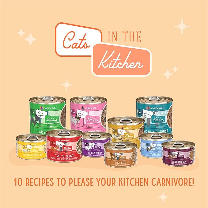 Weruva Cats in The Kitchen, Word from The Bird! Variety Pack, 3.2oz Can (Pack of 12)