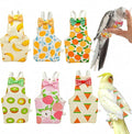 6 Pcs Bird Diapers Bird Harness Flight Suits Diapers Reusable Parrot Nappy with Waterproof Inner Layer Washable Cute Urine Wet Suit Costume for Cockatiel Conure Budgie Macaw Parakeet, S