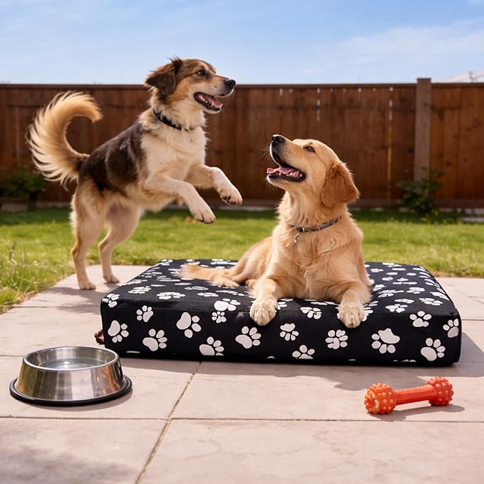 DUKE&LEFTY Furever Pet Dog Bed Slipcover-Stretch Soft Petbed Cover-Universal-Easy to Remove (Zipper Free)-Princess/Small